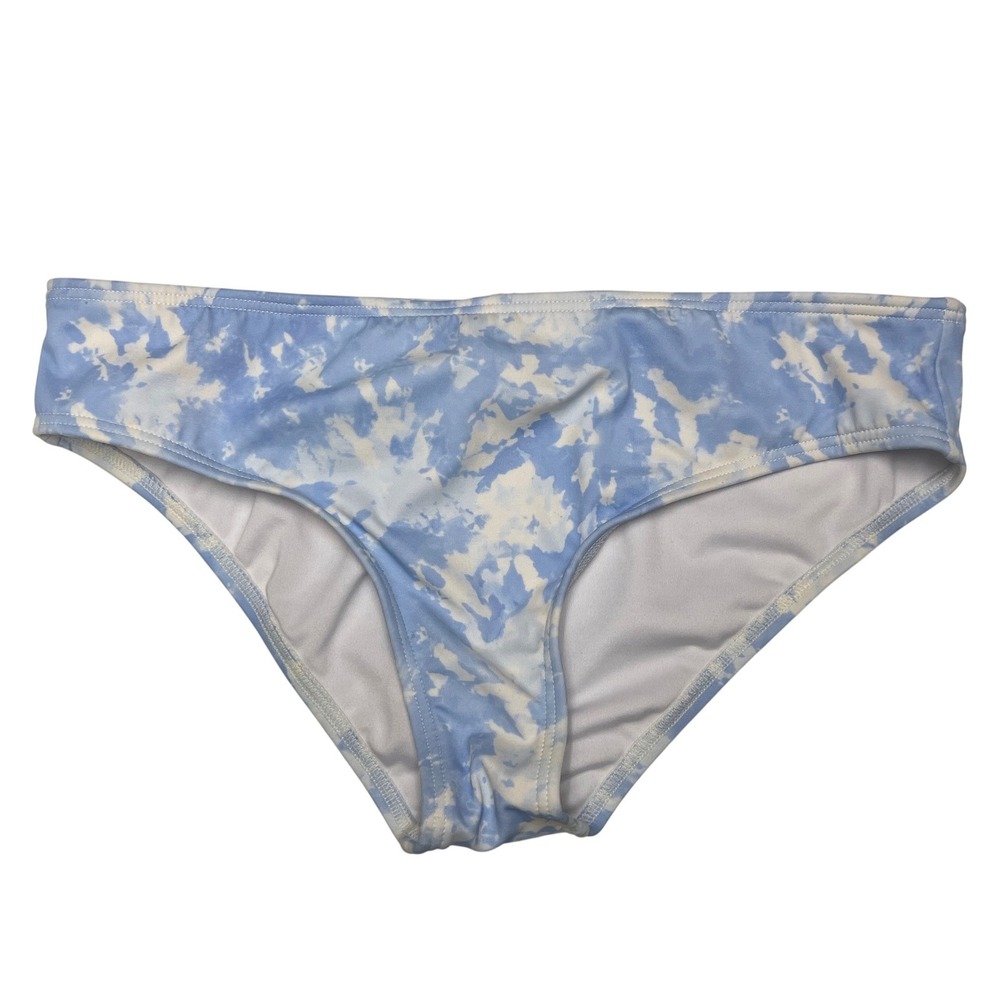 Billabong Bikini Bottoms Girls Size 14 Blue Tie Dye On A Rainbow UPF 50+ New NWT